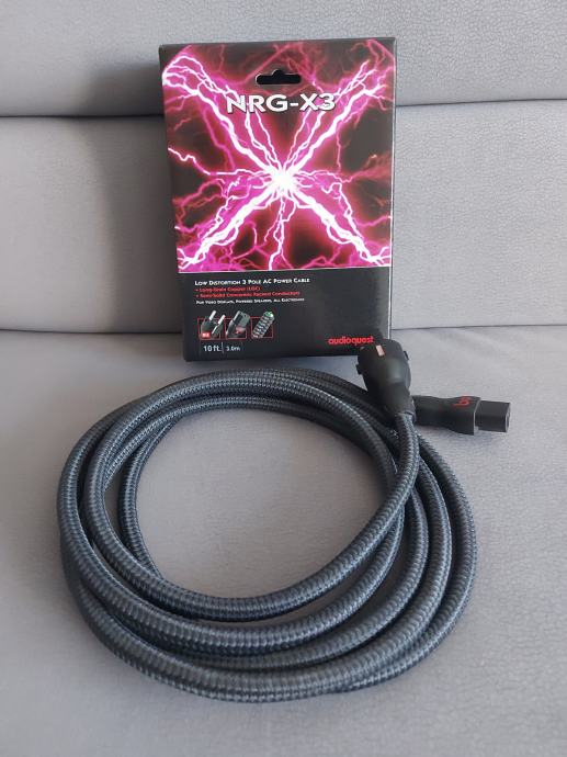 Napajalni kabel AUDIOQUEST NRG-X3 3m