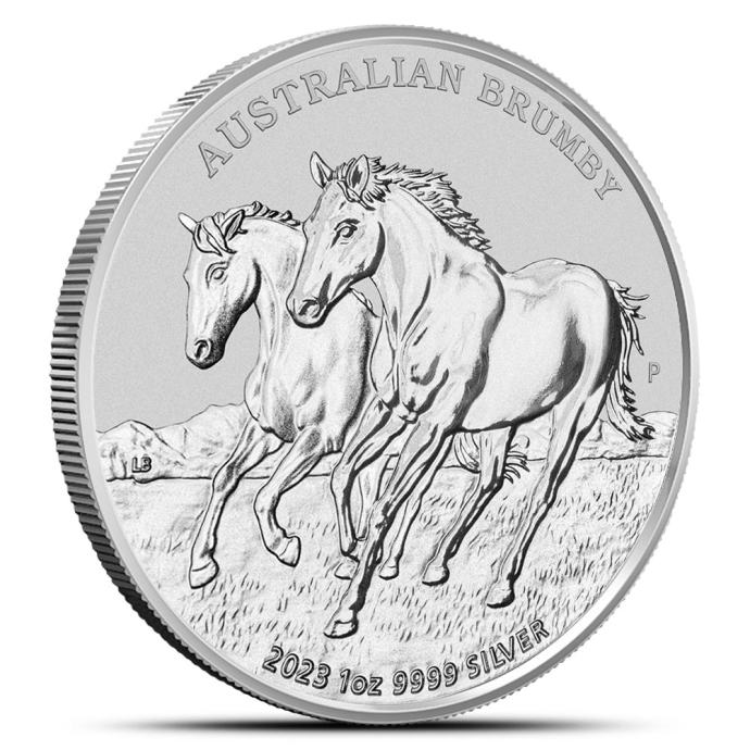 1 oz srebrnik Australian BRUMBY konj