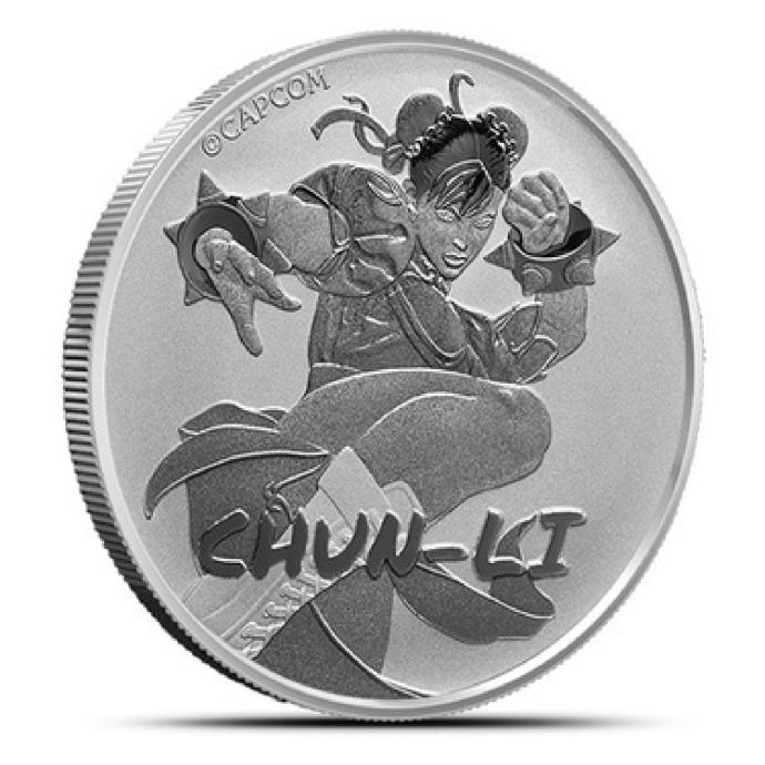 1 oz srebrnik STREET FIGHTER Chun li 2022