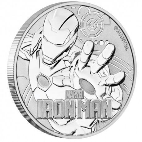 1 oz SREBRNIK Tuvalu Marvel IRON MAN 2018 srebrna unča (otaku)