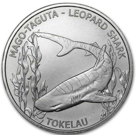 1 oz SREBRNIK 2018 Tokelau LEOPARD SHRAK - MAGO TAGUTA (otaku)