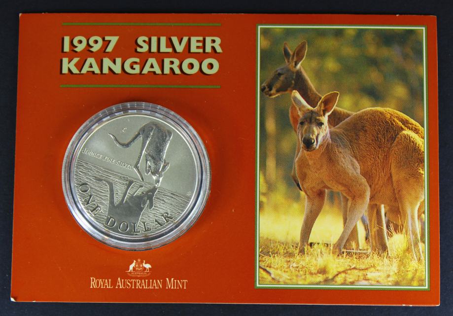 Avstralija Kangaroo 1997 - 1oz - srebrnik