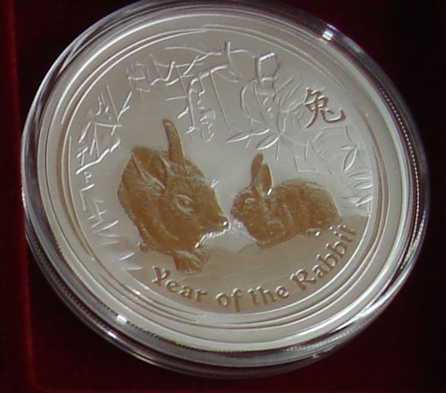 Lunar II - Year of the Rabbit (Leto zajca) 2oz 2011 BU