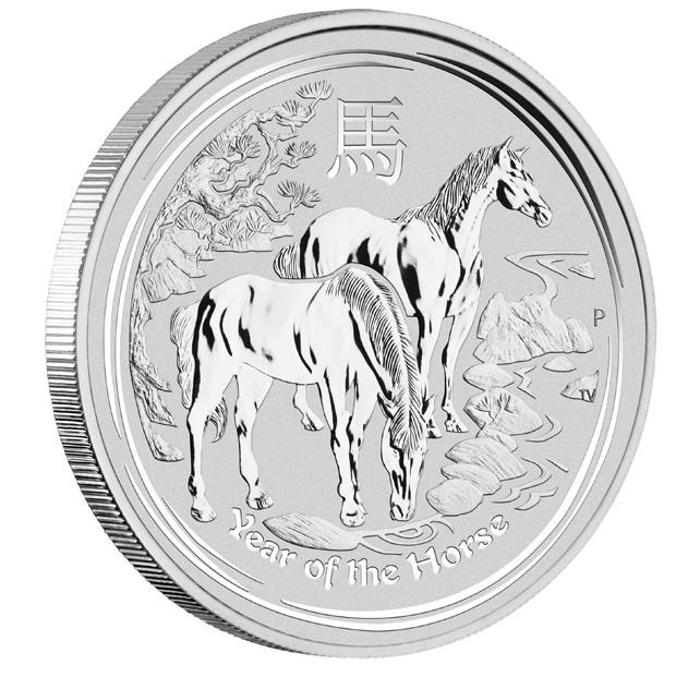 Lunar Serie II, 2014 – Year of the Horse, 5 oz., Srebrnik