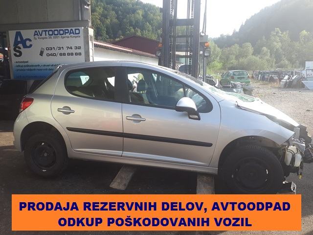 Peugeot 207 1.4 i 16V, letnik 2010, 11111 km, bencin