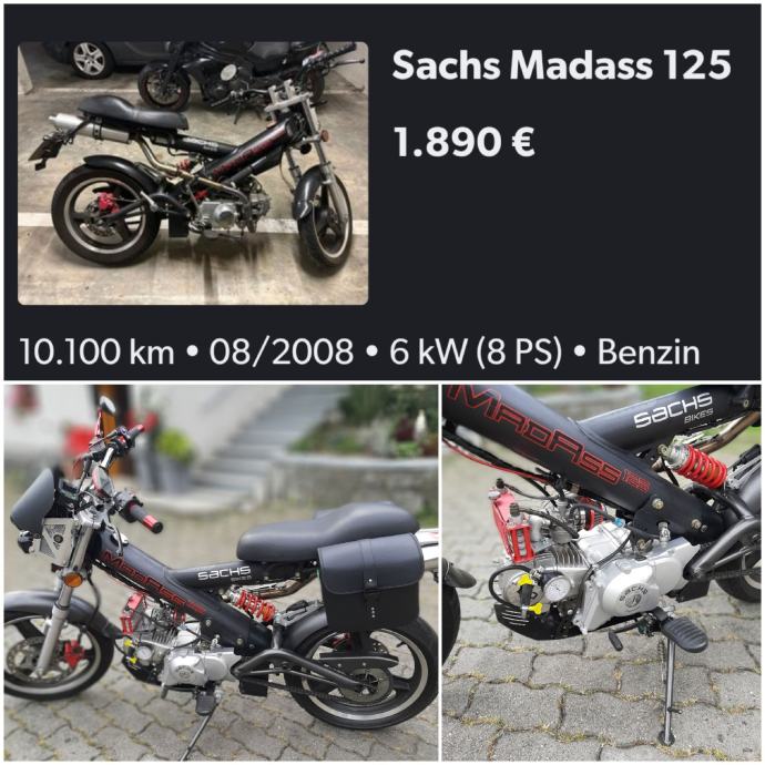 Motor Sachs Madass 125 Prodam