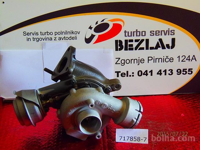 Turbina obnovljena / turbo polnilnik  AUDI A4, A6, VW Passat #717858-7