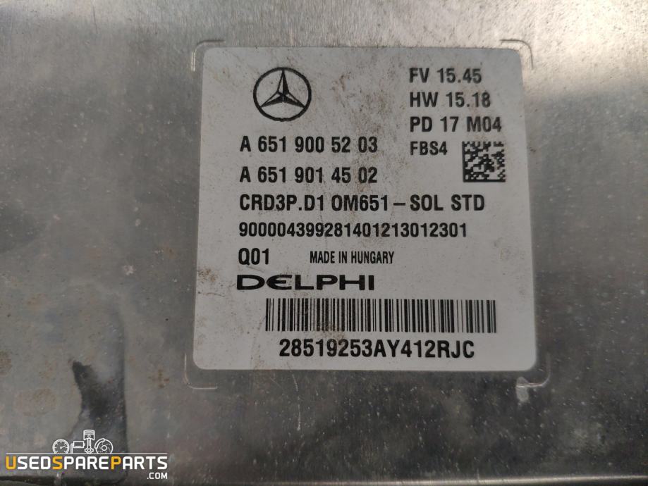 ECU MOTORNI RAČUNALNIK MERCEDES BENZ C 220 CDI W205 2016