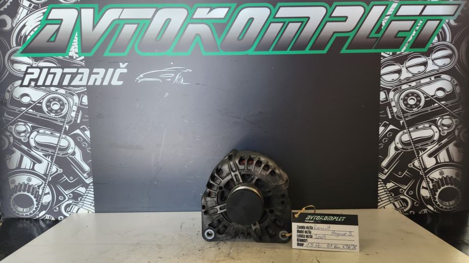 Renault Megane 3 1.5 DCI 81KW alternator 231000026R