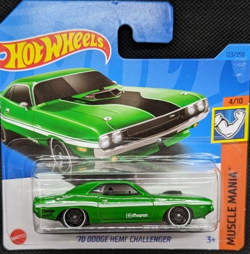 Dodge Hemi Challenger 70 Hot Wheels, Dodge hemi, Avto, darilo, igrača,