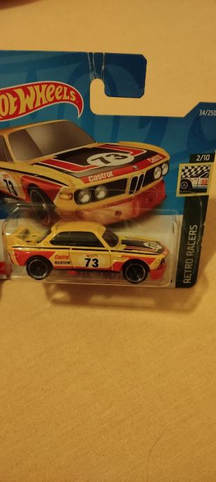 hot wheels 73' BMW 3.0 CSL RACE CAR