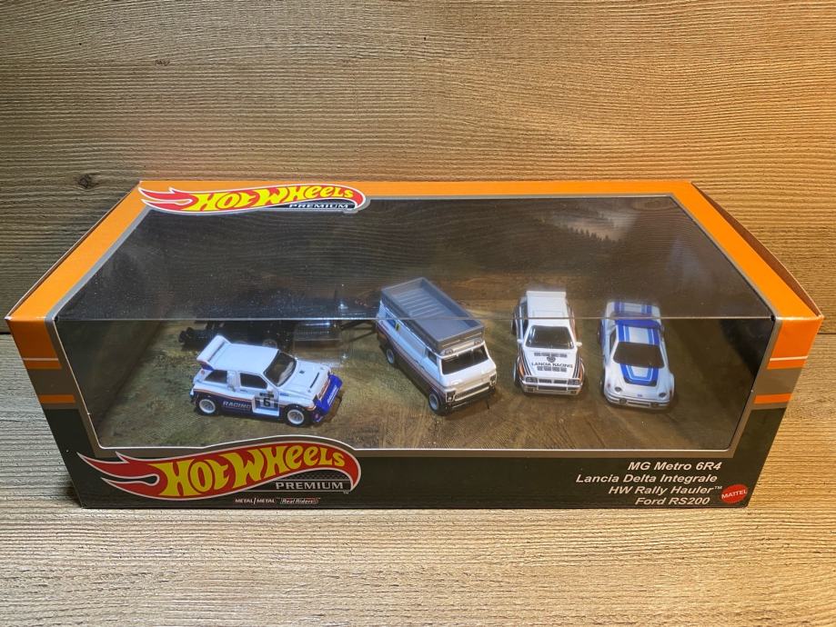 Hot wheels premium Rally diorama