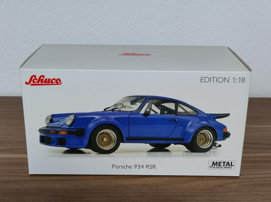 Porsche 911 934 RSR Maritime blue Schucho 1:18