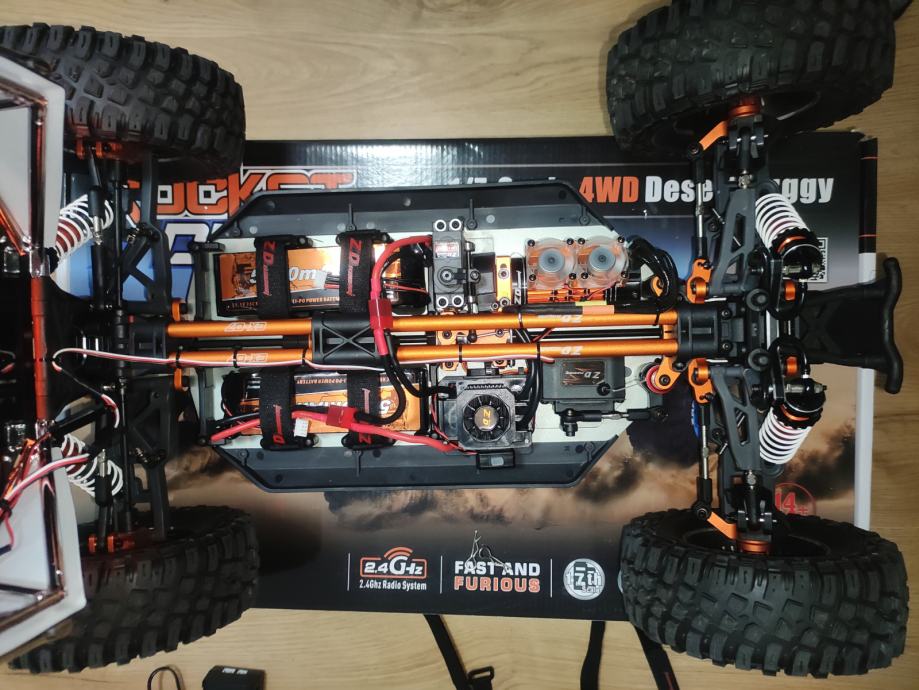 ZD Racing DBX-07 1:7 fiber grey  80km/h 4x4 avto ESC 150a brushle