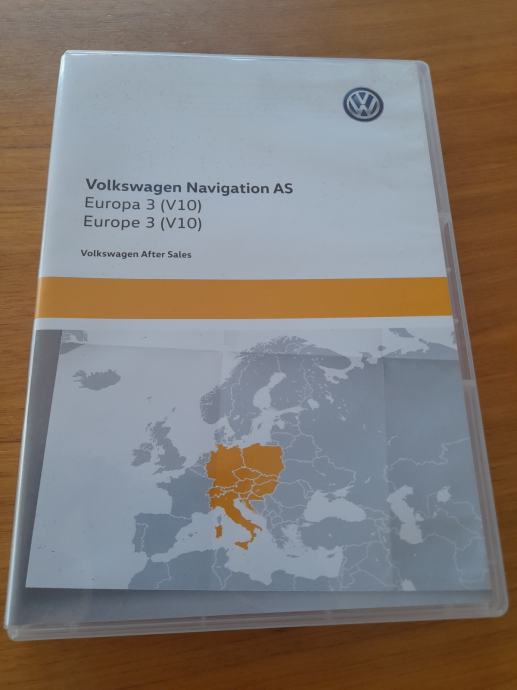 Navigacijska karta baza podatkov volkswagen navigation AS europa 3