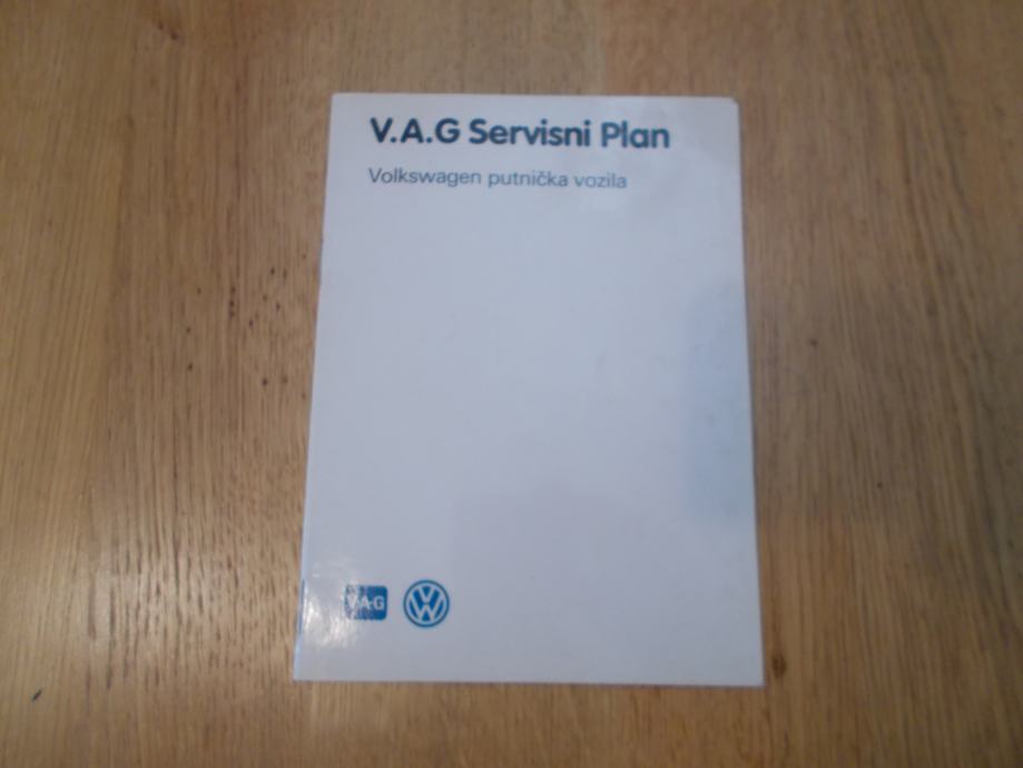 SERVISNA KNJIGA VW 1987 LETNIK