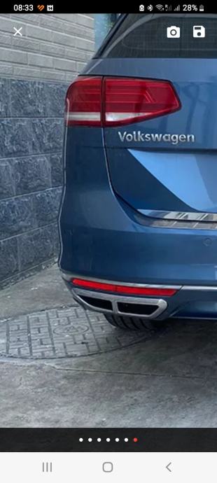 Volkswagen Kromiran nastavek za izpuh