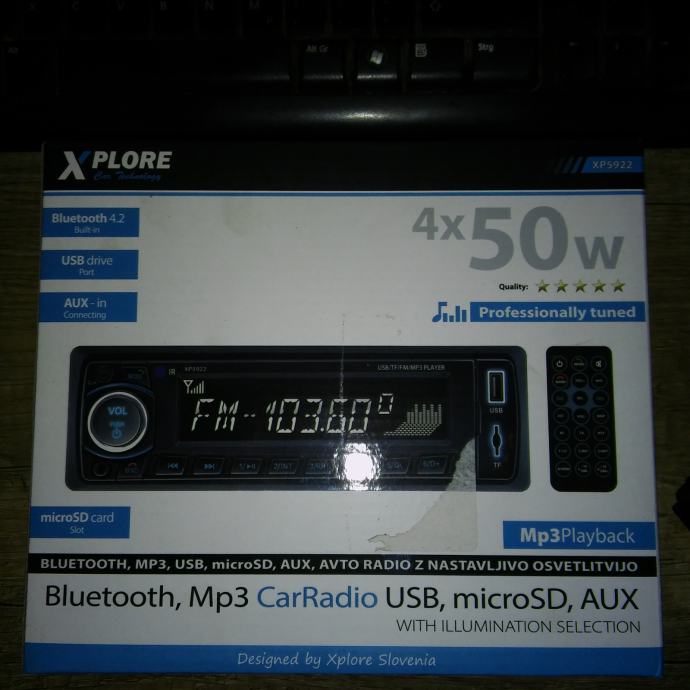 Avtoradio Xplore 4x50W