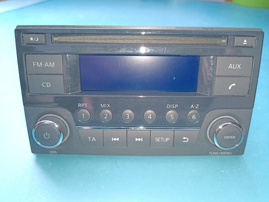 Original avtoradio za Nissan Qashqai+koda