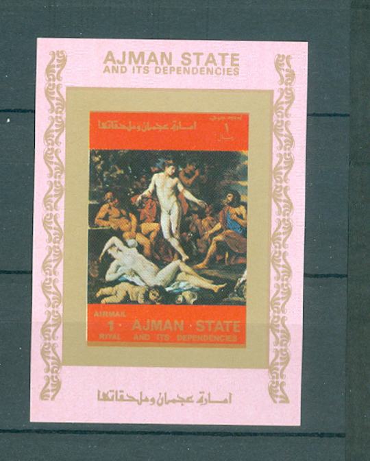 Ajman 1973 umetnost slikarstvo 8 blokov IX. - XVI. MNH**