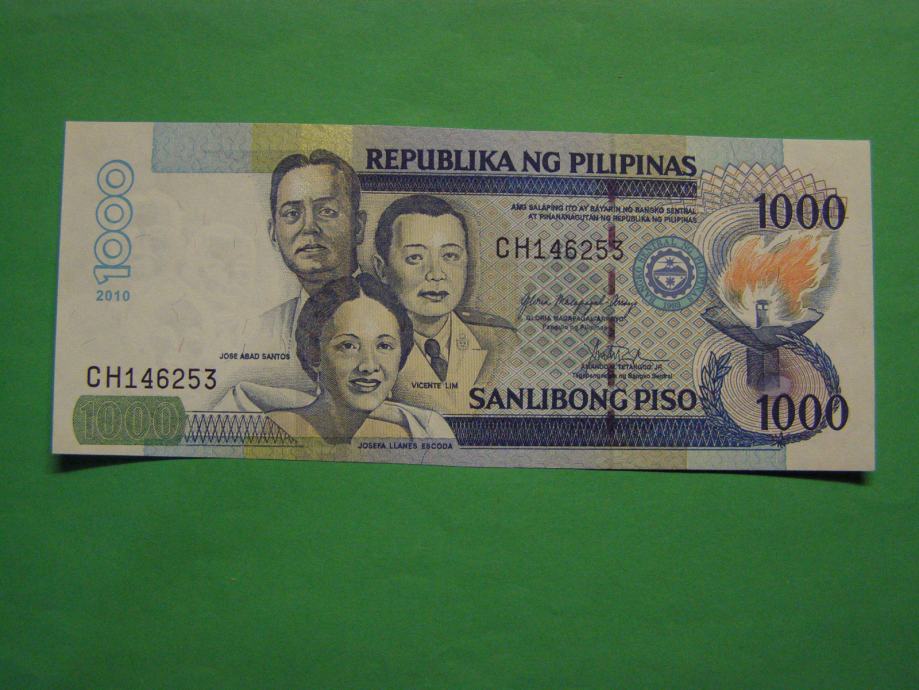 FILIPINI 2010 - 1000 PISO - PRODAM