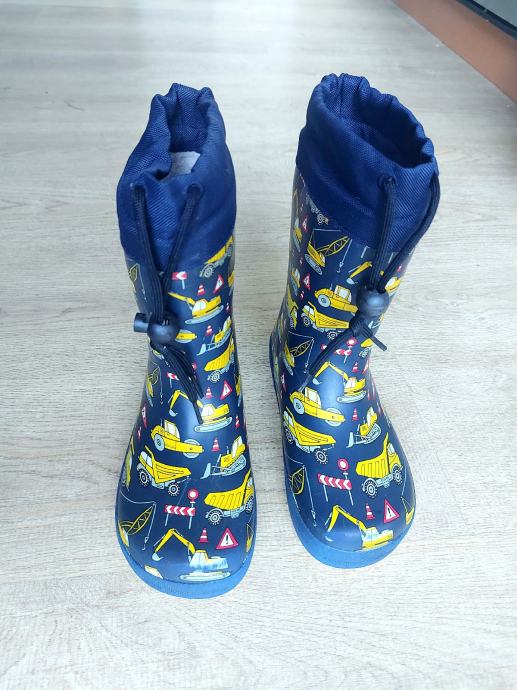 Koel Wellie Toggle prints - Tractor blue  zimski škornji