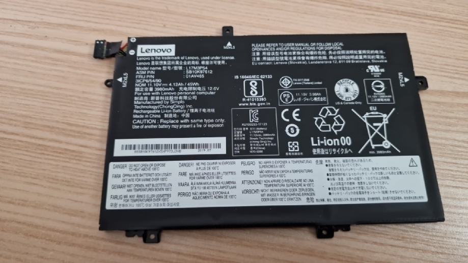 Originalna Lenovo baterija