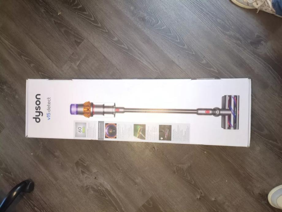 Neu Dyson v15 Detect Kabelloser Stielstaubsauger SV47 Nickel