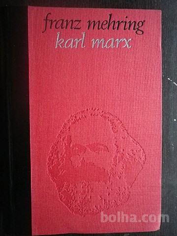 Karl Marx, Franz Mehring, knjiga, življenepis