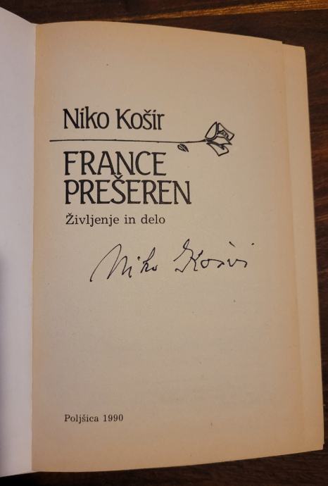 Niko Košir - France Prešeren