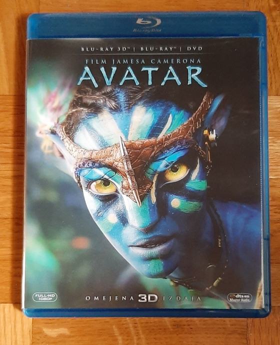 Avatar 3D Bluray + DVD