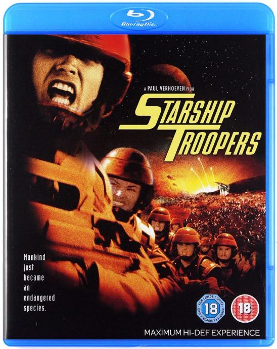 BLU RAY  starship troopers