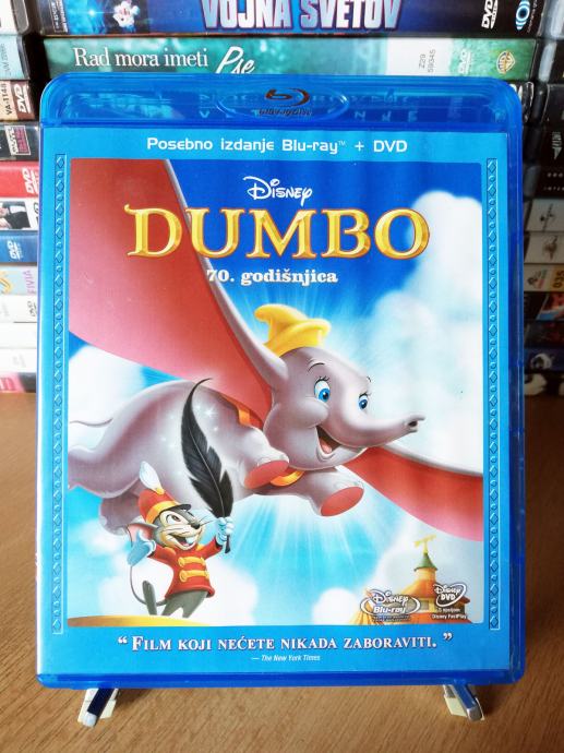 Dumbo (1941) Blu-Ray + DVD / Slovenski podnapisi