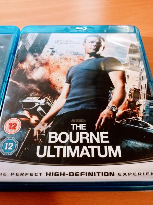 The Bourne Trilogija (Identity, Supremacy, Ultimatum) BLURAY