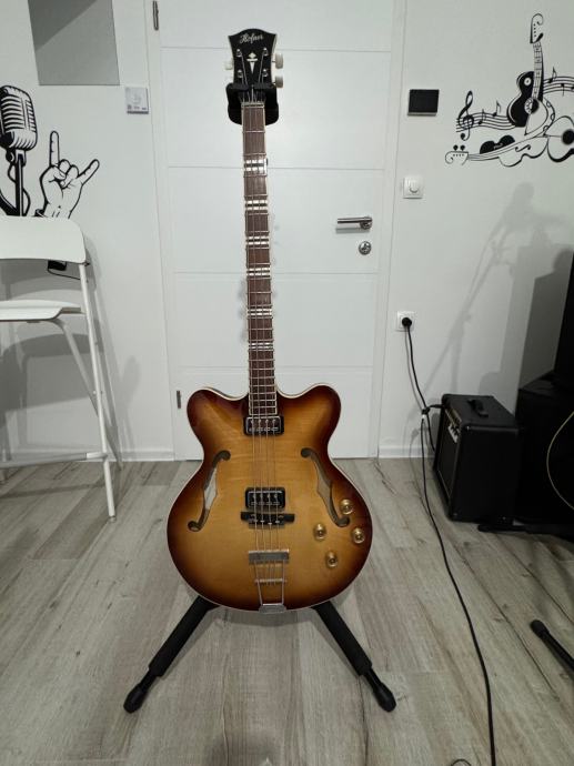 Prodam polakustično bas kitaro Höfner Verythin Bass-HCT-500/7 SB