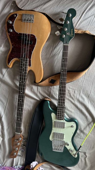 Sire Marcus Miller P5R in Squier Rascal Bass HH