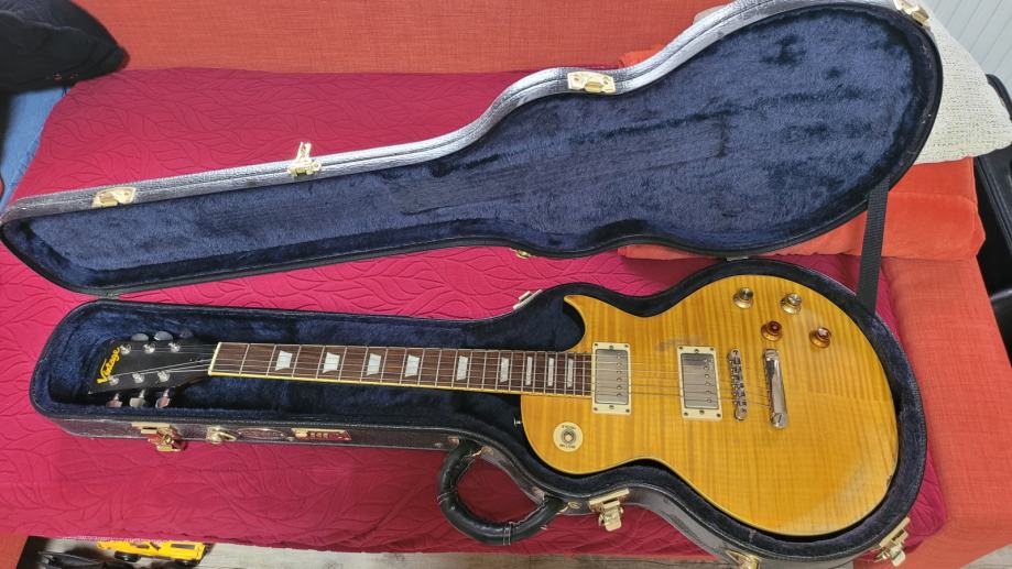 VINTAGE LES PAUL V100 LEMON DROP GARY MOORE