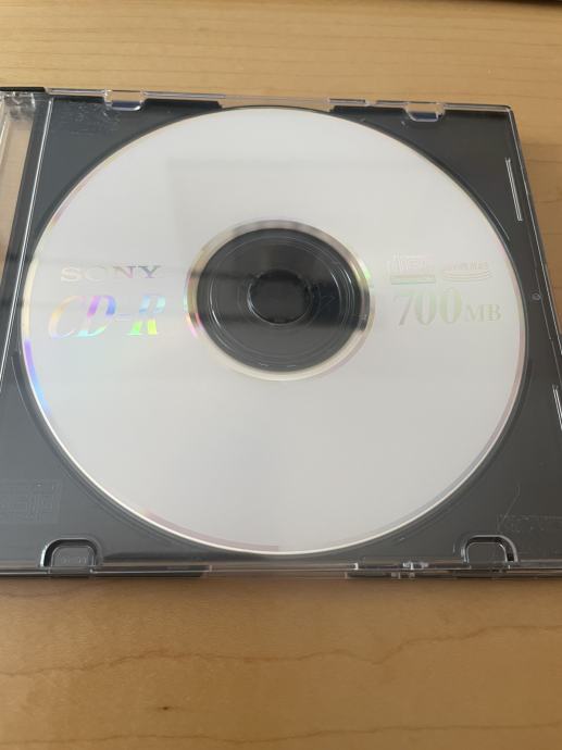 CD-R SONY 700MB 2X V ŠKATLICI NOVO