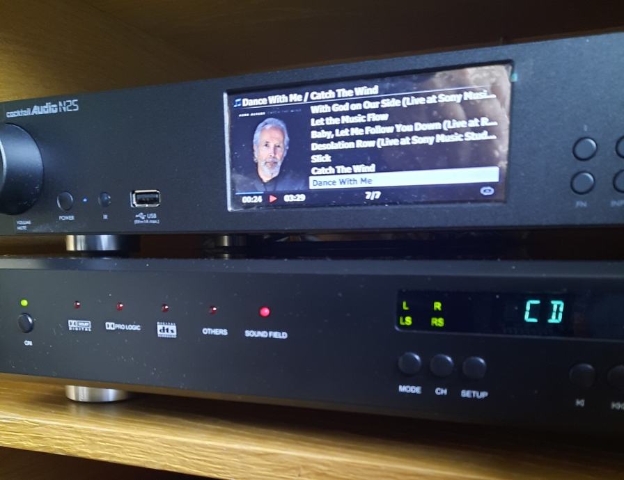 Cocktail Audio N25 streamer DAC 32Bit/384kHz DSD256 MQA DXD, hdmi ARC