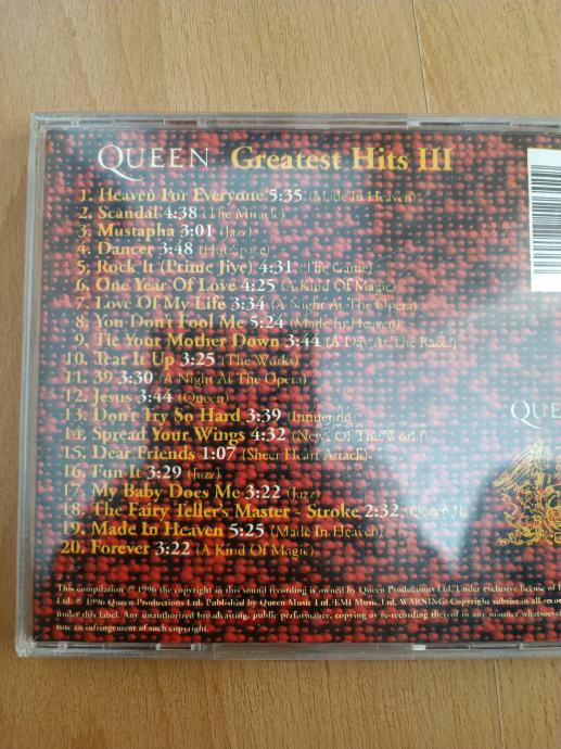 Cd Queen-Greatest hits 3 Ptt častim :)