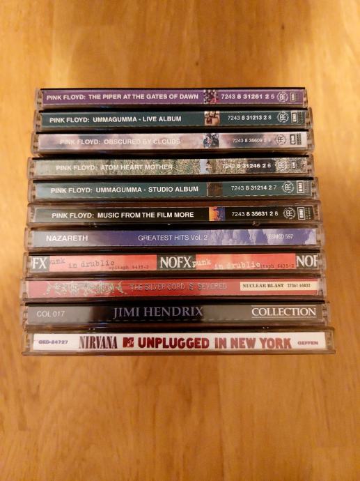 CD rock, punk, heavy metal - slovenski, tuji, jugoslovanski