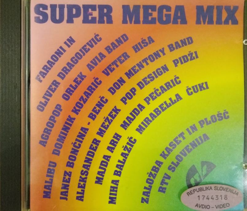 CD : Super Mega Mix ( Različni Slo izvajalci ) (248)