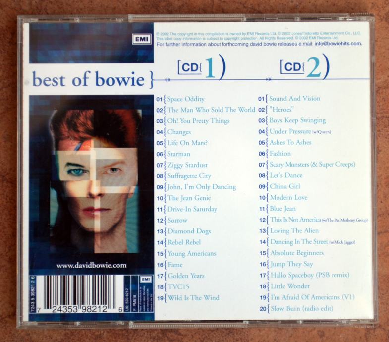 David Bowie, Best Of, 2 CD-ja