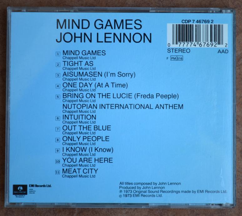 John Lennon - Mind Games (CD)