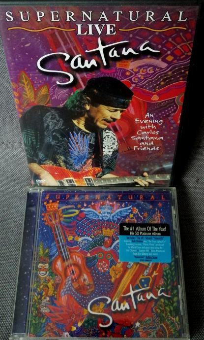 SANTANA - Supernatural CD + Supernatural Live DVD