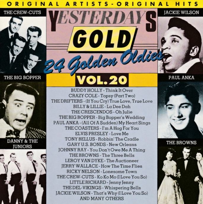 Various – Yesterdays Gold Vol. 20 (24 Golden Oldies) (CD)