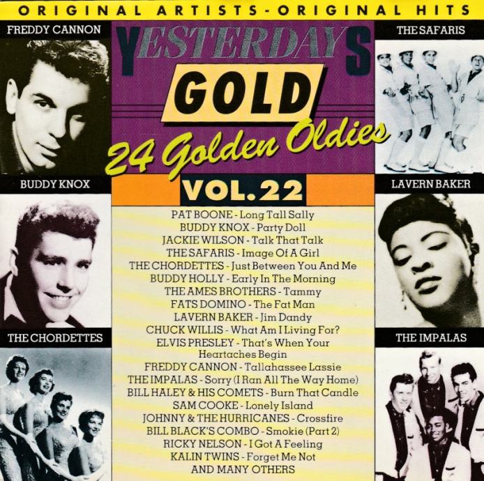 Various – Yesterdays Gold Vol. 22 (24 Golden Oldies) (CD)