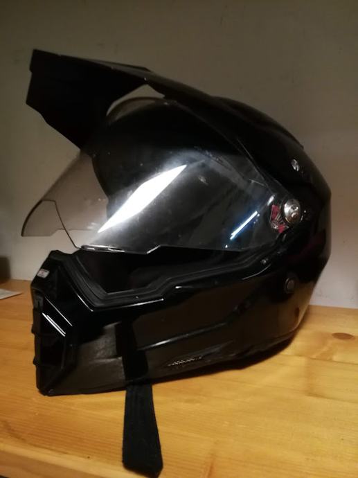 Čelada AGV Ax-8 EVO E05 SOLID BLACK