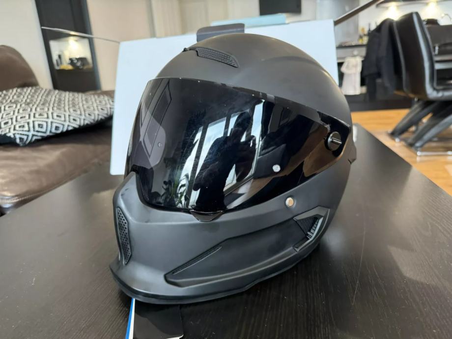 Ruroc Atlas 4.0 Carbon Helmet Matt Black Popolnoma nov v škatli