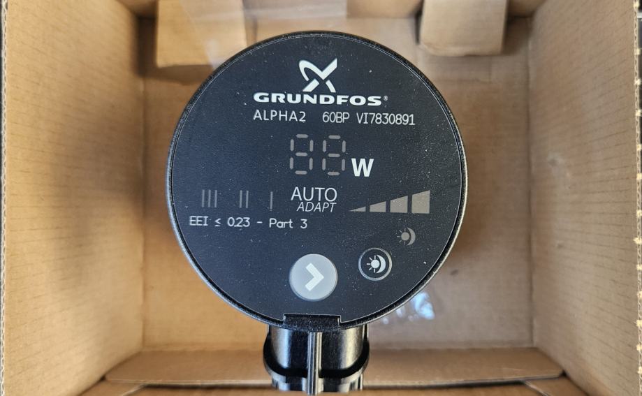 Grundfos obtočna črpalka Alpha 2 60BP VI, nova